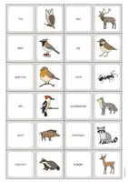 Aperçu - Jeux - Forest / Forêt: Domino (Jeu pour le cours d'anglais) - Page 3