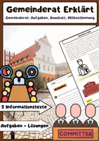 Vorschau - Arbeitsblätter - Gemeinderat erklärt: Bürgerbeteiligung und Politik - Deckblatt