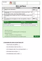 Vorschau - Arbeitsblätter - Aktiv Passiv Grammatik Übungen - Seite 1