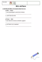 Vorschau - Arbeitsblätter - Aktiv Passiv Grammatik Übungen - Seite 2