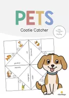 Aperçu - Jeux - Pets / Animaux de compagnie: Cootie Catcher (Jeu pour le cours d'anglais) - Page de couverture