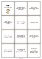 Aperçu - Cartes / Images - Pets / Animaux de compagnie: Smalltalk Cards (Cartes de conversation) - Page 2
