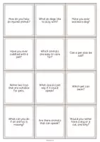 Aperçu - Cartes / Images - Pets / Animaux de compagnie: Smalltalk Cards (Cartes de conversation) - Page 3