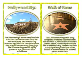 Vorschau - Arbeitsblätter - Fact Cards - CALIFORNIA mit QUIZ (2-fach differenziert) - Seite 1