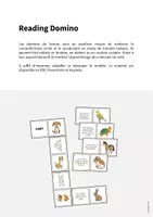 Aperçu - Jeux - Pets / Animaux de compagnie: Reading Domino (Jeu pour le cours d'anglais) - Page 1