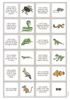 Aperçu - Jeux - Pets / Animaux de compagnie: Reading Domino (Jeu pour le cours d'anglais) - Page 3