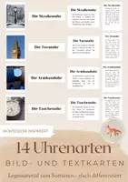 Vorschau - Mal- und Bastelvorlagen - WACHSENDES Materialpaket - Erzählung der Zeit - Montessori inspiriert - Deckblatt