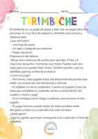 Vista previa - Juegos / Gamificación - JUEGO DEL TIRIMBICHE - Portada