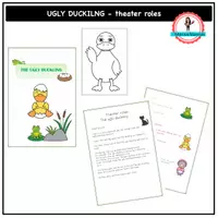 förhandsvisning - The ugly duckling - theater roles - försättsblad