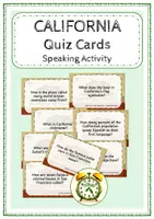 Vorschau - Quiz - Quiz Cards - California (sights, history, facts) - Deckblatt