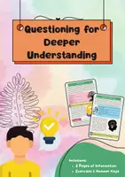 Vorschau - Arbeitsblätter - Deep Questioning Techniques: Types, Uses, Examples - Deckblatt