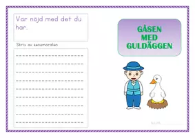 förhandsvisning - Fabel - Guldgåsen - sida 1