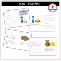 förhandsvisning - Fabel - Guldgåsen - försättsblad