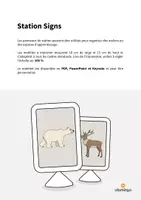 Aperçu - Affichage - Arctic & Antarctic / Arctique et Antarctique: Station Signs (Cartes de travail en atelier) - Page 1