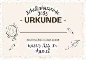 Vorschau - Poster - Urkunden zum Schuljahresende 2025 / Schuljahresabschluss 2025 (70 verschiedene Versionen) - Seite 2