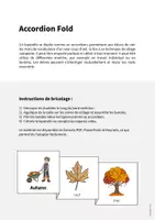 Aperçu - Fiches - Autumn / Automne: Accordion Fold (Jeu pour le cours d'anglais) - Page 1