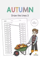 Aperçu - Cartes d'exercices - Autumn / Automne: Draw the lines 3 (Fiche d'exercices d'anglais) - Page de couverture