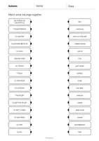 Aperçu - Cartes d'exercices - Autumn / Automne: Draw the lines 3 (Fiche d'exercices d'anglais) - Page 3