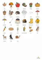Aperçu - Jeux - Autumn / Automne: Vocabulary Game (Jeu pour le cours d'anglais) - Page 3