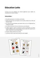 Aperçu - Jeux - Autumn / Automne: Education Lotto (Jeu pour le cours d'anglais) - Page 1