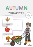 Aperçu - Fiches - Autumn / Automne: Vocabulary Cards (Cartes de mots) - Page de couverture