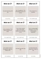 Aperçu - Jeux - Pet Shop / Animalerie: What am I? - Cards (Jeu pour le cours d'anglais) - Page 3