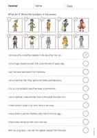 Aperçu - Cartes d'exercices - Carnival / Carnaval: What am I? - Worksheet (Fiche d'exercices d'anglais) - Page 2
