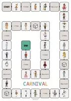 Aperçu - Jeux - Carnival / Carnaval: Vocabulary Game (Jeu pour le cours d'anglais) - Page 2