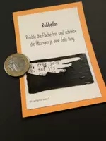 Vorschau - Aufgabenkarten - Tastschreiben Griffwegübungen 6 und 7, 1 und 2 Rubbellose - Deckblatt