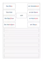 Vorschau - Arbeitsblätter - Sätze-Baumeister, Heft zum Zusammensetzen von einfachen Sätzen - Seite 3