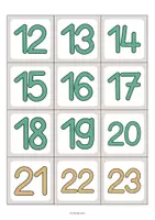Aperçu - Jeux - Numbers / Nombres: Floppi (Jeu pour le cours d'anglais) - Page 3