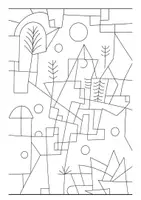 Vorschau - Stundenentwürfe - Malen wie Paul Klee. Künstler im Kunstunterricht. Malvorlagen - Seite 2