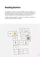 Aperçu - Jeux - Summer / Été: Reading Domino (Jeu pour le cours d'anglais) - Page 1