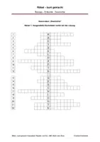 Vorschau - Arbeitsblätter - Rätsel bunt gemischt - Biologie, Erdkunde, Geschichte - Seite 3