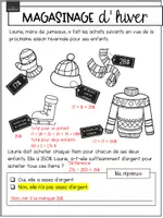Aperçu - Cartes d'exercices - Situation d'application - Magasinage d'hiver 3e - Page 3