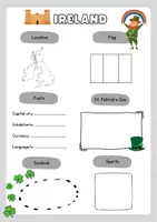 Vorschau - Arbeitsblätter - Fact Sheet: Ireland - Seite 1