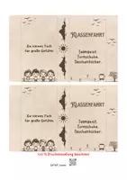 Vorschau - Mal- und Bastelvorlagen - Taschentücher für die Klassenfahrt - Heimweh weg - Seite 1