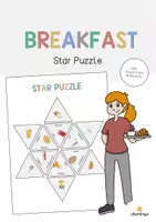 Aperçu - Jeux - Breakfast / Petit-déjeuner: Star Puzzle (Jeu pour le cours d'anglais) - Page de couverture