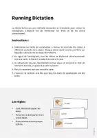 Aperçu - Jeux - Breakfast / Petit-déjeuner: Running Dictation (Dictée en mouvement pour le cours d'anglais) - Page 1