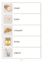 Aperçu - Jeux - Breakfast / Petit-déjeuner: Running Dictation (Dictée en mouvement pour le cours d'anglais) - Page 2