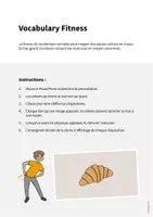 Aperçu - Jeux - Breakfast / Petit-déjeuner: Vocabulary Fitness (Fitness du vocabulaire) - Page 1