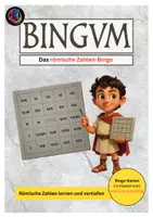 Vorschau - Arbeitsblätter - Bingum - Bingo mit römischen Zahlen im Lateinunterricht - Deckblatt