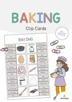 Aperçu - Cartes / Images - Baking / Cuisson: Clip Cards (Cartes à pince pour le cours d'anglais) - Page de couverture