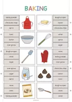 Aperçu - Cartes / Images - Baking / Cuisson: Clip Cards (Cartes à pince pour le cours d'anglais) - Page 3