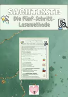 Vorschau - Arbeitsblätter - Sachtexte - Deckblatt