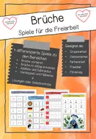 Vorschau - Spiele - Brüche - Spiele für die Freiarbeit - Deckblatt