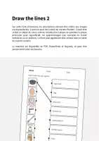 Aperçu - Cartes d'exercices - Baking / Cuisson: Draw the lines 2 (Fiche d'exercices d'anglais) - Page 1