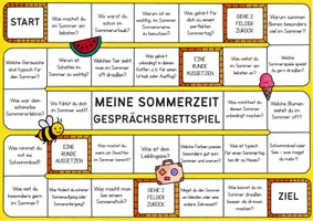 Vorschau - Arbeitsblätter - Sommerzeit Gesprächsbrettspiel ☀️🎲 Plauderbrettspiel | Gesprächsanlässe als Brettspiel - Seite 2