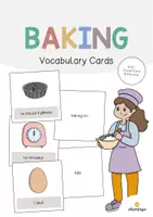 Aperçu - Fiches - Baking / Cuisson: Vocabulary Cards (Cartes de mots) - Page de couverture
