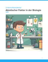 Vorschau - Unterrichtsreihen - Abiotische Faktoren verstehen – Biologie-Unterrichtsmaterial für SEK I - Deckblatt